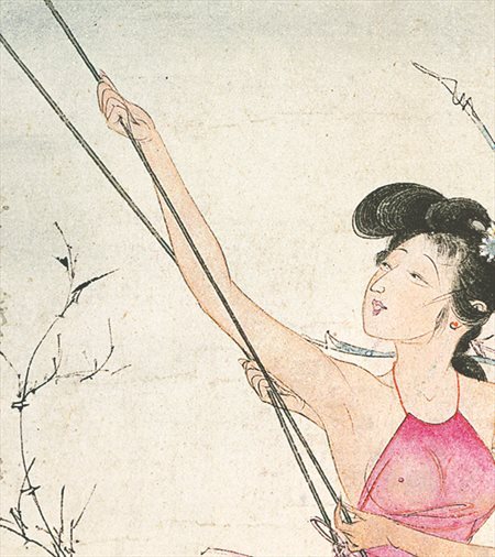 西乌珠-胡也佛的仕女画和最知名的金瓶梅秘戏图